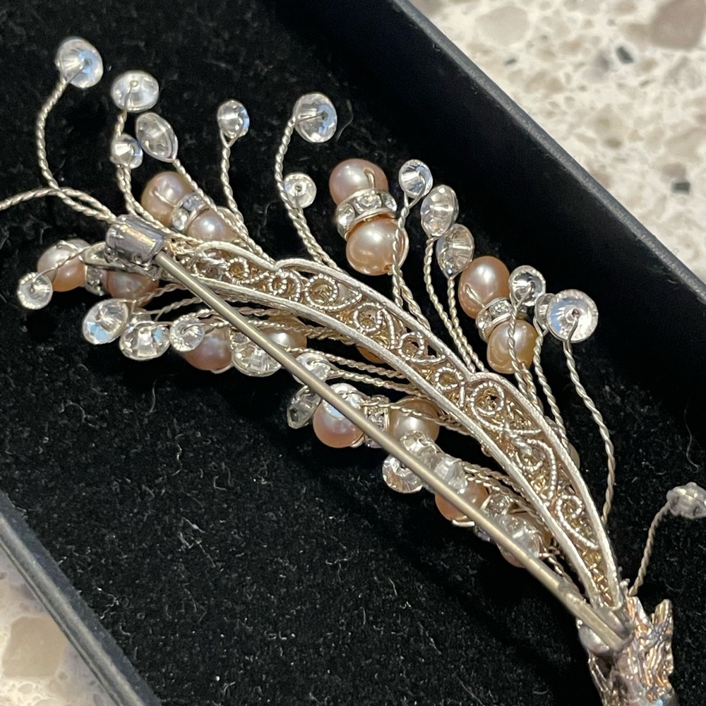 Vintage Swarovski by Tacori 925 Bridal Collection Hairpins ONLY - Picture 7 of 10